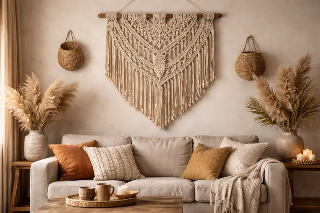 Introduce Macrame and Handcrafted Wall Art