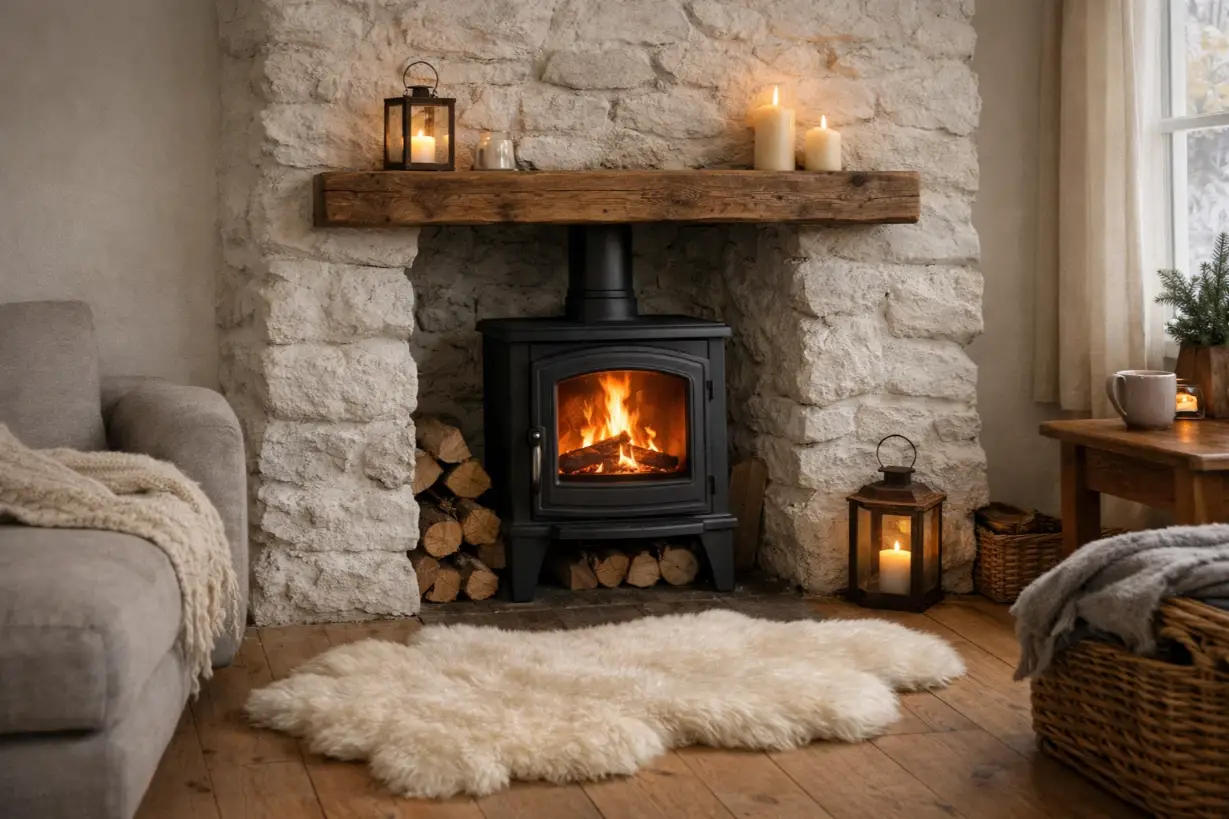 Incorporate a Fireplace or Wood Stove