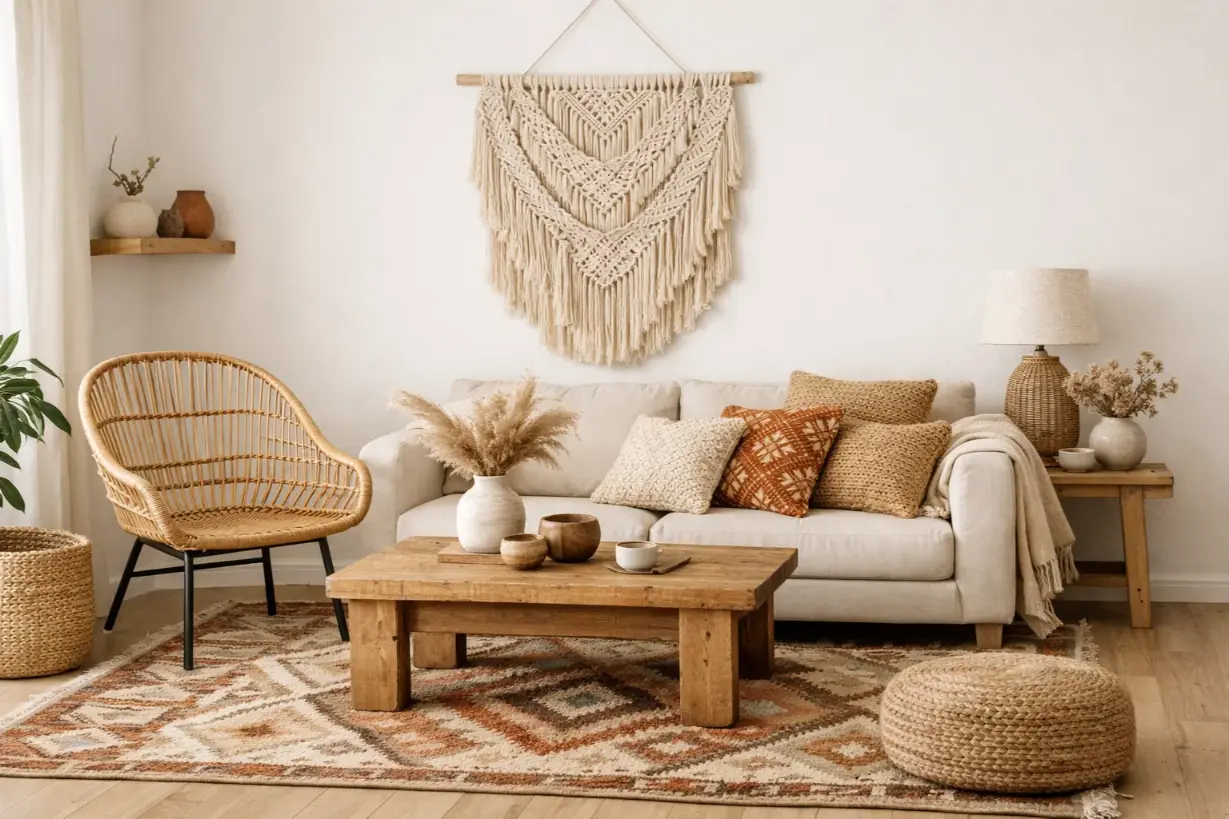 Blend Scandi with Bohemian Touches