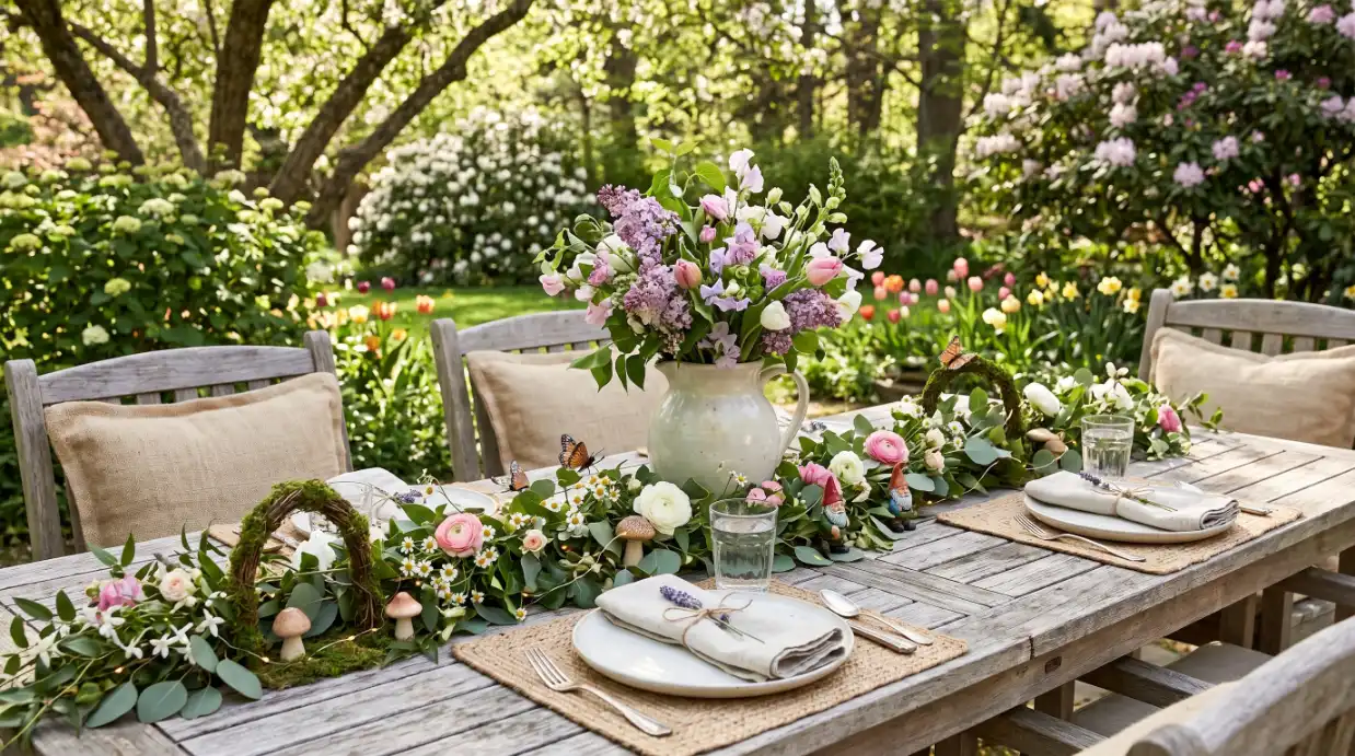 Style an Outdoor Spring Tablescape