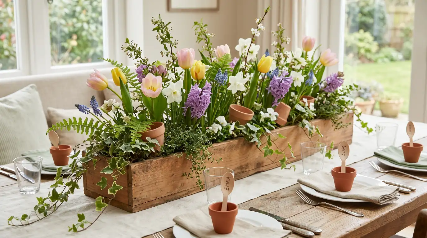 Use a Planter Box as a Versatile Centerpiece