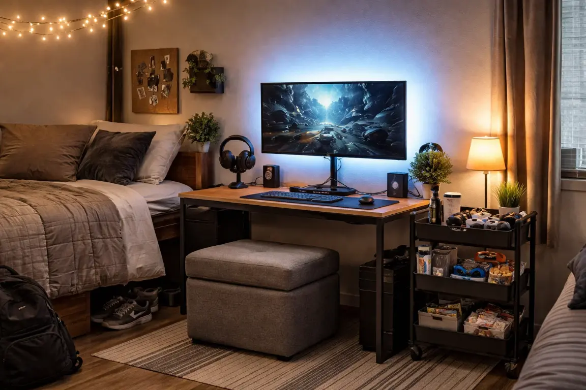 Build a Gaming Corner That Does Not Dominate the Room