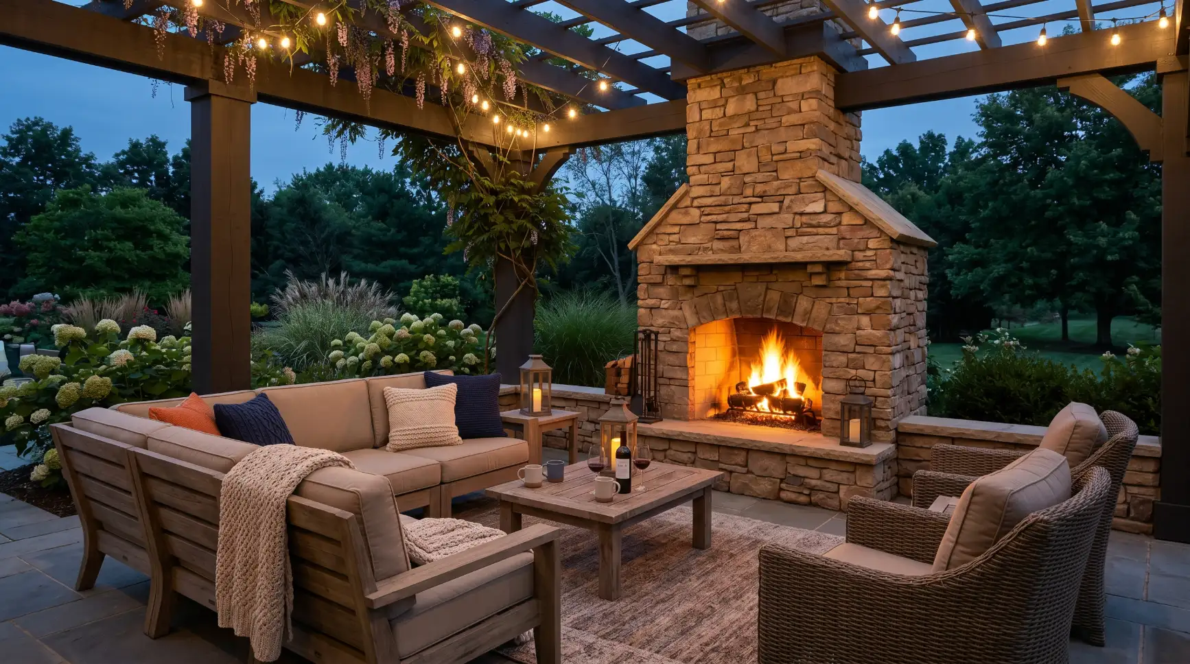 Reclaimed Wood Mantel Corner Fireplace