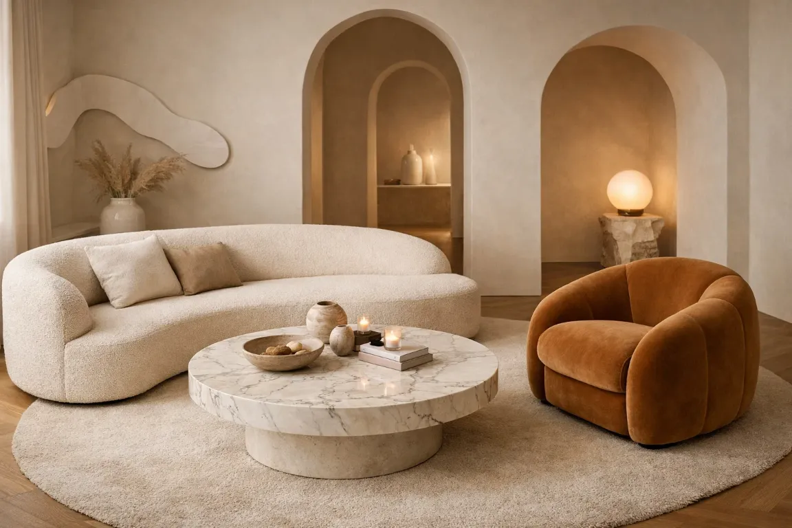 Use Curved Furniture