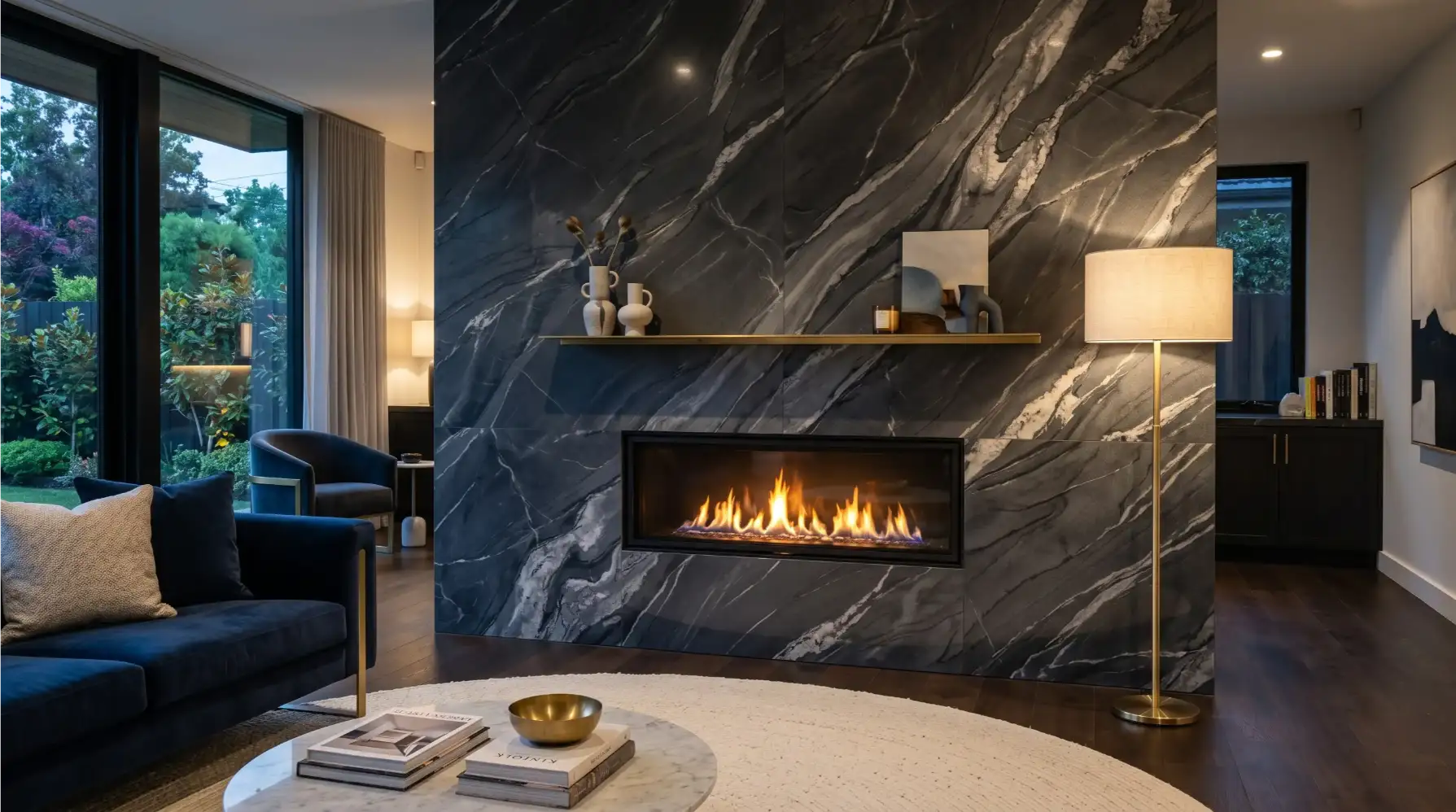 The Marble Stone Fireplace Surround