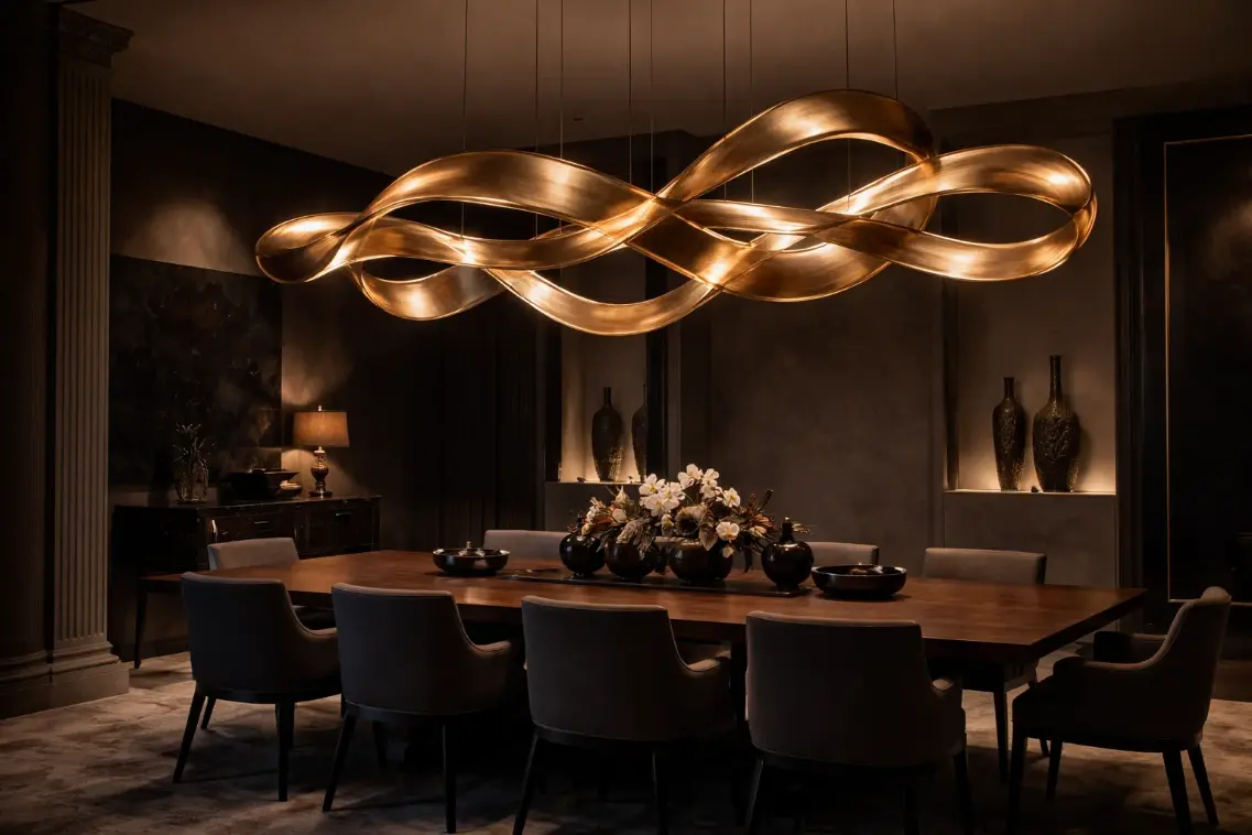 Sculptural and Statement Lighting