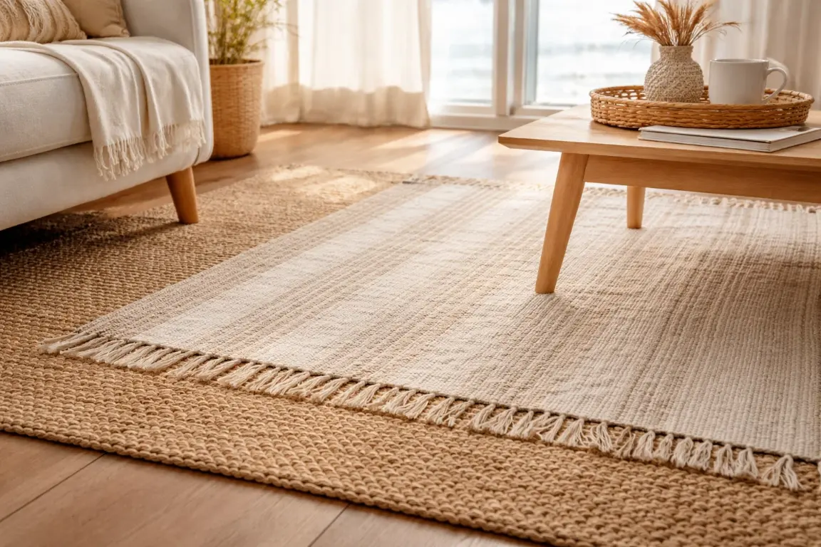 Layer Natural Fiber Rugs