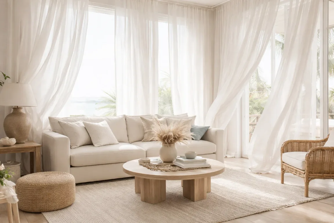 Use Sheer Curtains for Breezy Movement