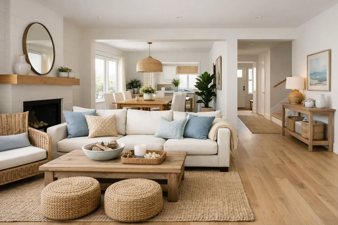 Keep the Color Palette Cohesive Across Adjacent Spaces