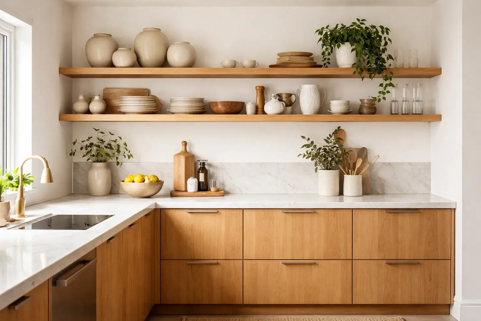 Open Shelving Done Intentionally