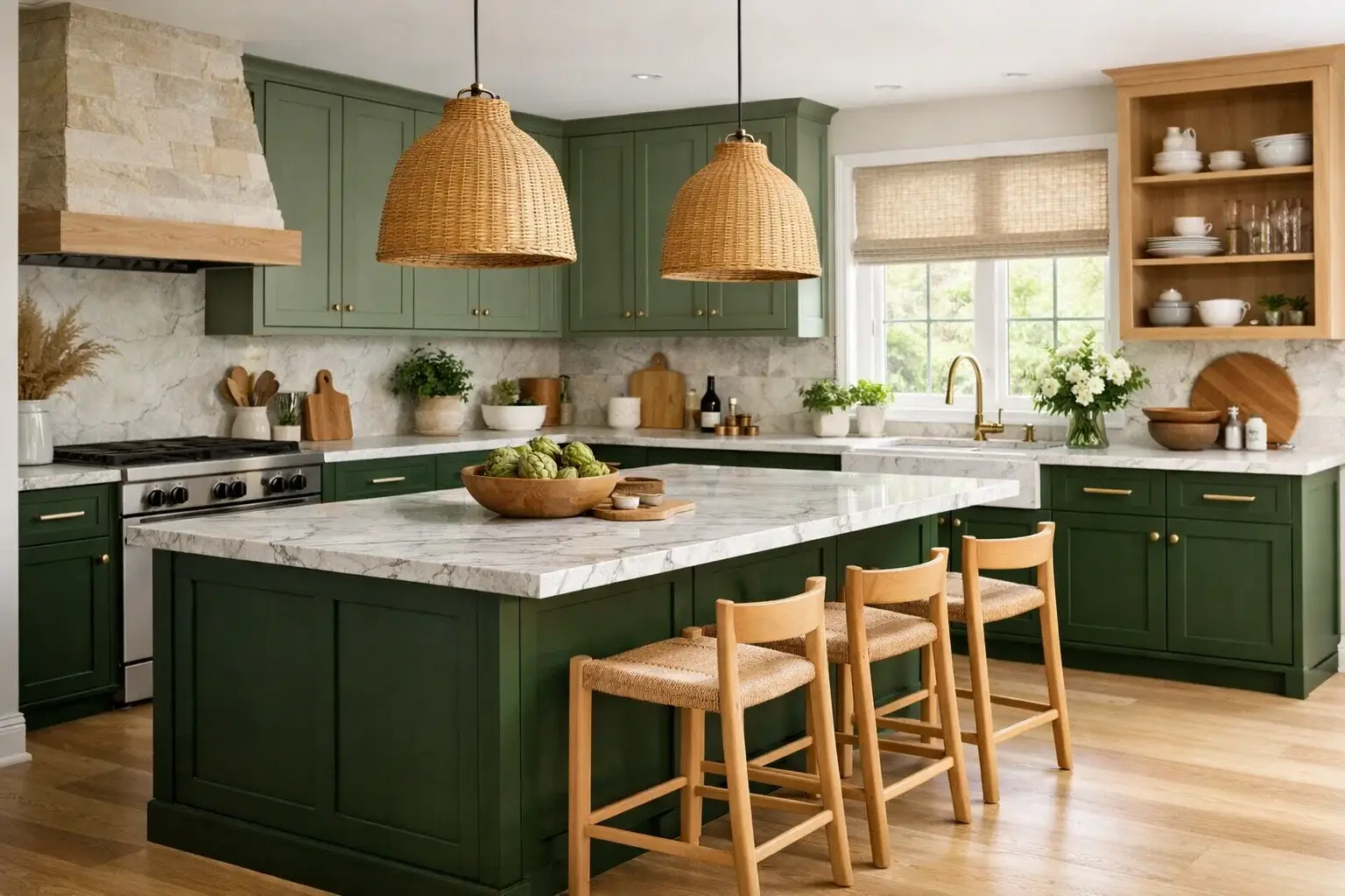 Green Cabinetry Becomes a New Neutral