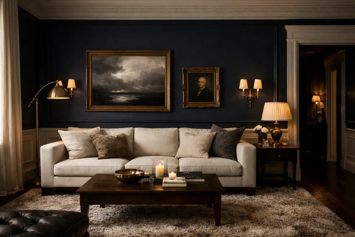 Dark Moody Accent Walls