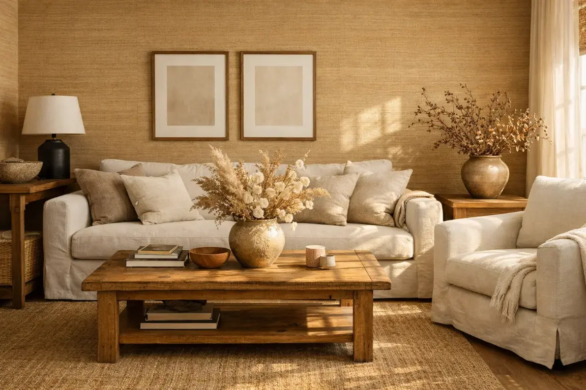 Grasscloth and Natural Fiber Wallpaper