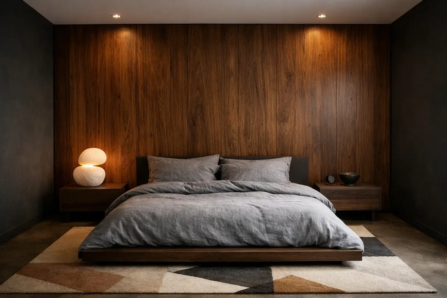 Use Wood Paneling for Warmth and Texture