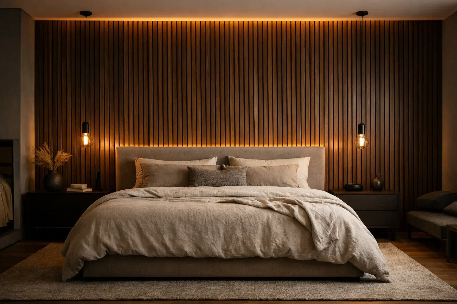 Use a Vertical Slat Wall as a Feature