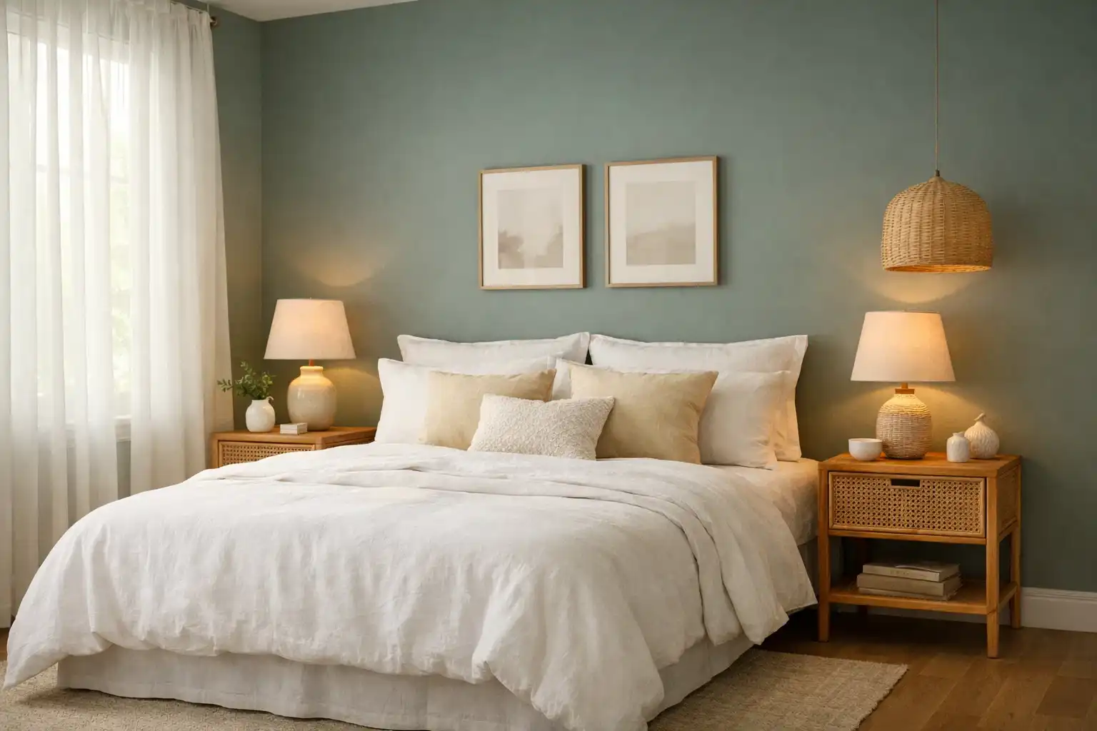 Sage Slate in the Bedroom