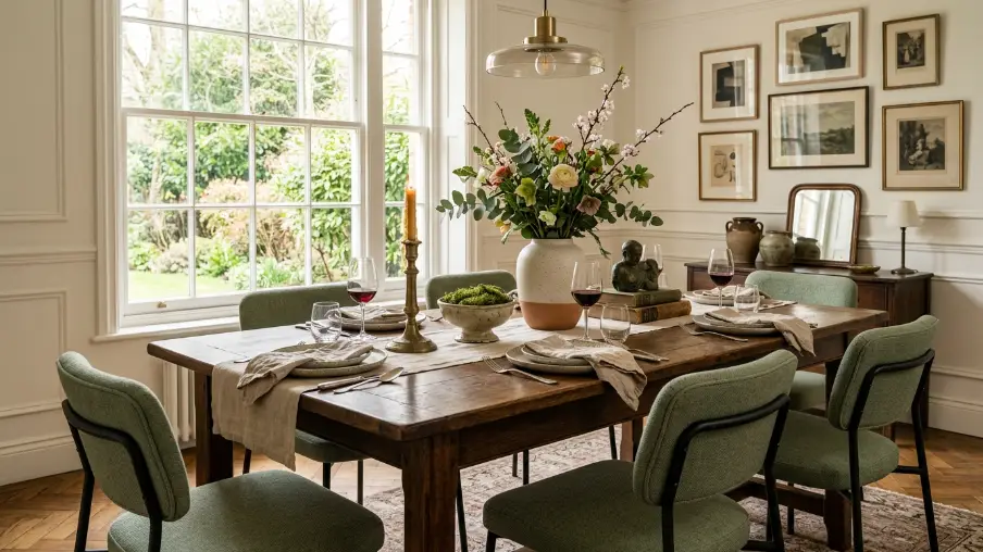 Mix Antique and Modern Pieces