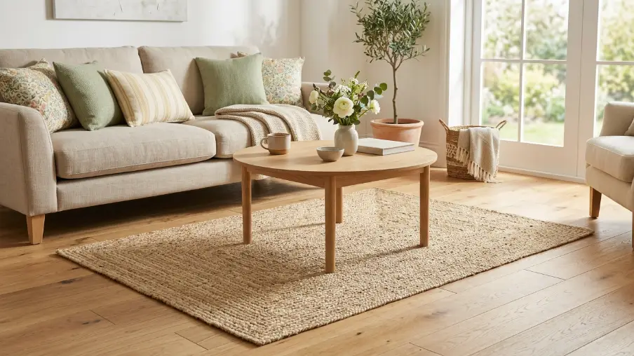 Swap Out Rugs for Lighter Options