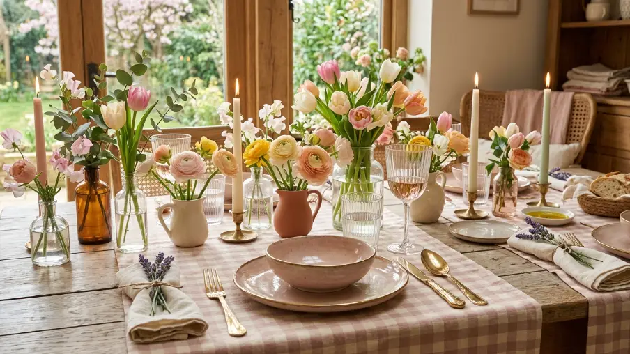 Build a Cottagecore Spring Tablescape