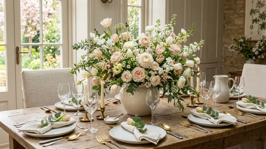 Build a Maximalist Floral Centerpiece