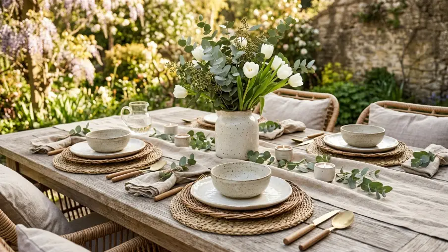Incorporate Natural Textures Through Woven Elements