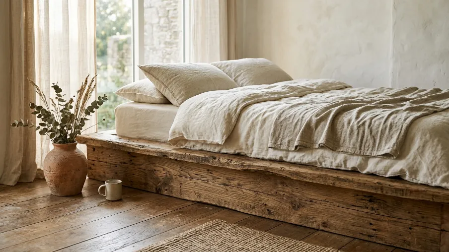 Reclaimed Wood Bed Frame