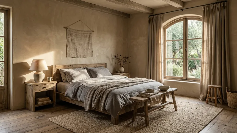 Linen Bedding in Neutral Tones