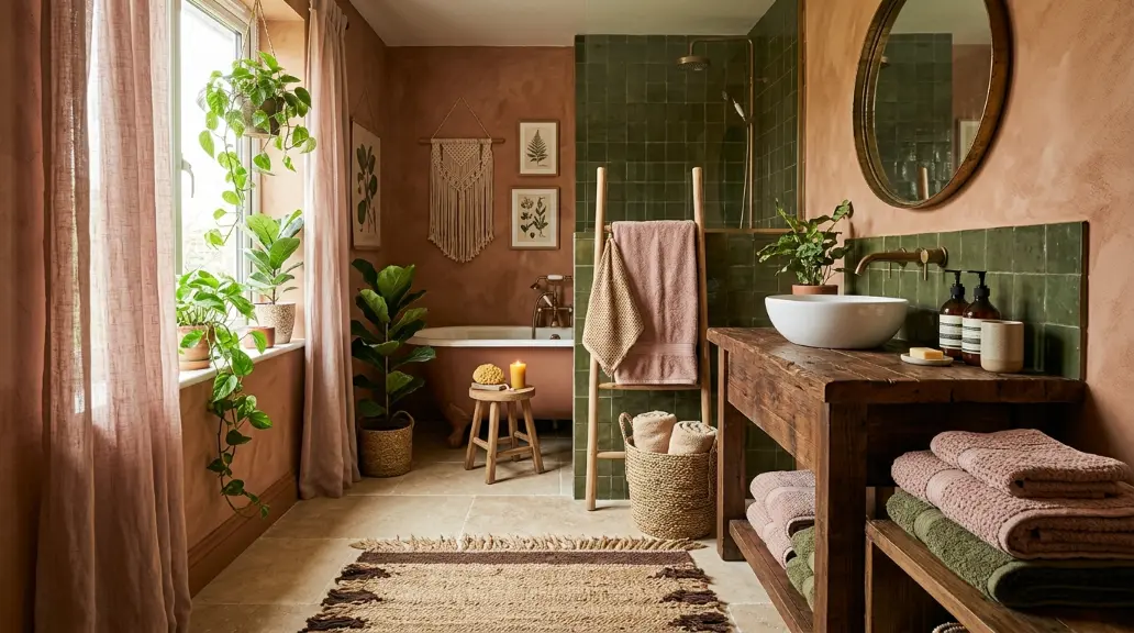 Ground the Space with an Earthy Color Palette
