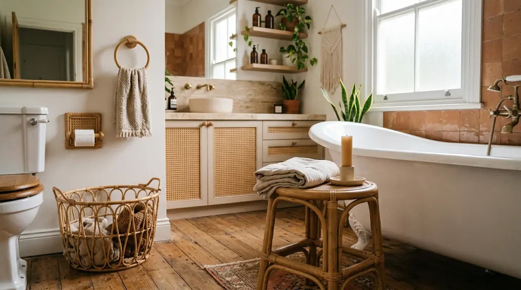 Incorporate Rattan and Bamboo Elements