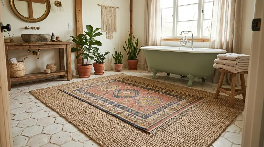 Layer Rugs for Warmth and Personality