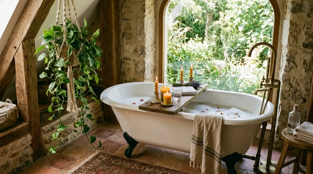 Use a Freestanding Bathtub as a Statement Piece
