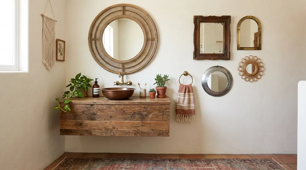 Hang Vintage and Artisan Mirrors