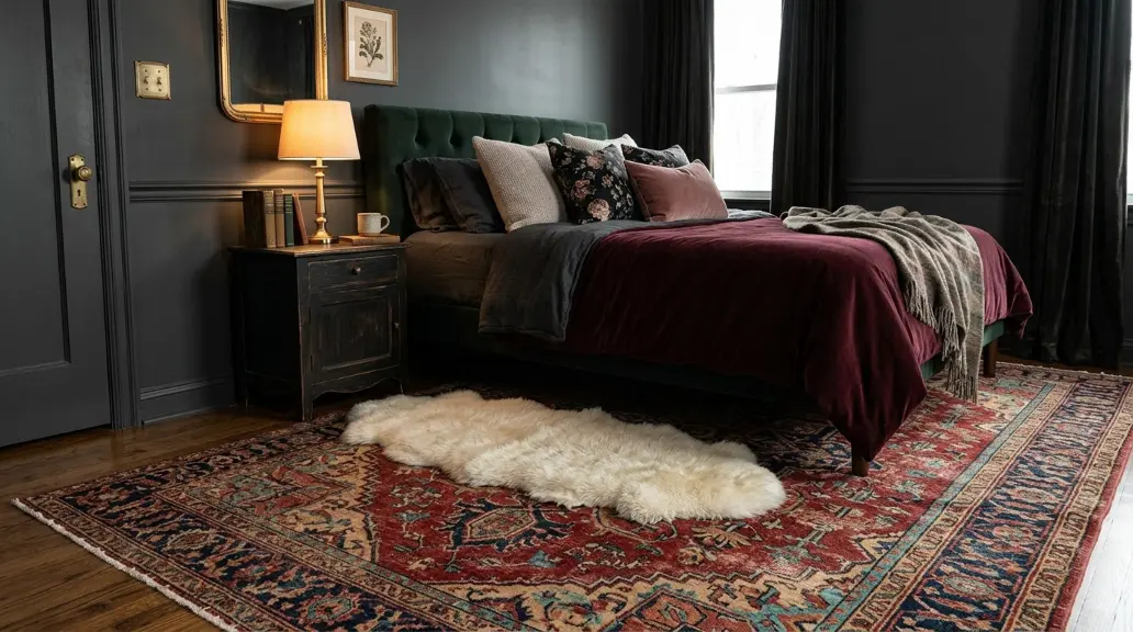 Bring in a Persian or Vintage Style Rug