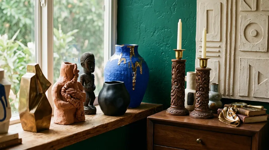Bring in Sculptural Decor Elements