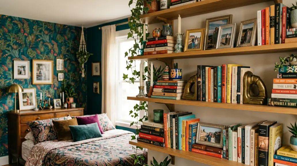 Curate Open Shelving as Display Space