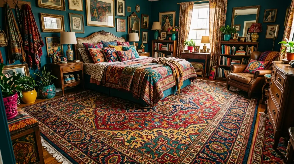 Add an Ornate Area Rug
