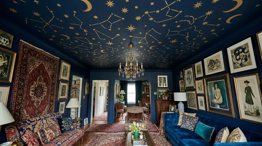 Paint Your Ceiling a Bold Color