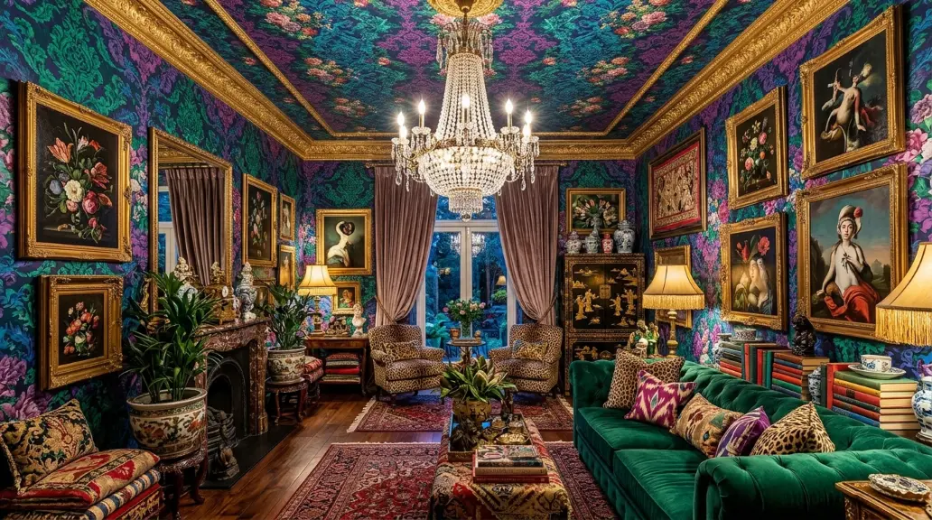 Cover Your Walls with Bold Wallpaper