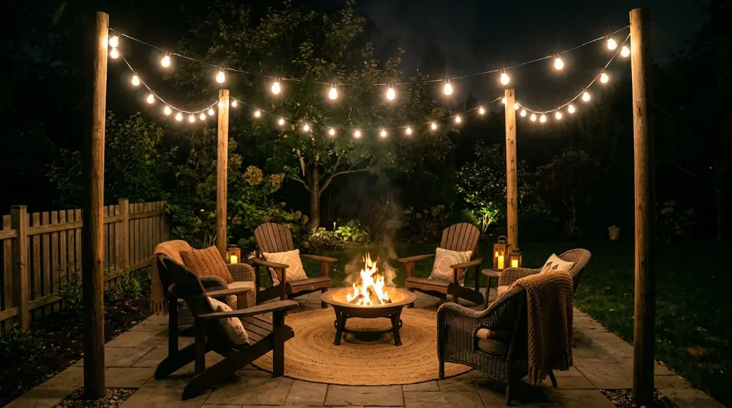 Portable Fire Pit on a Gravel Pad