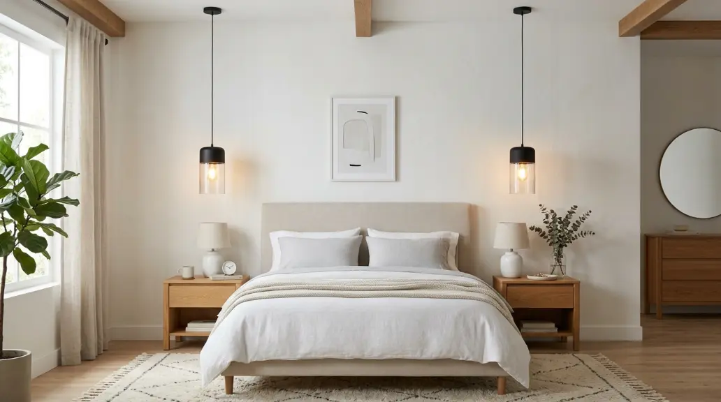 Bedroom Pendant Lights in Pairs