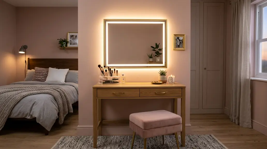 A Backlit Mirror or Vanity