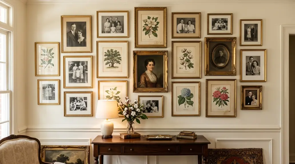 Hang Family Portraits and Meaningful Art