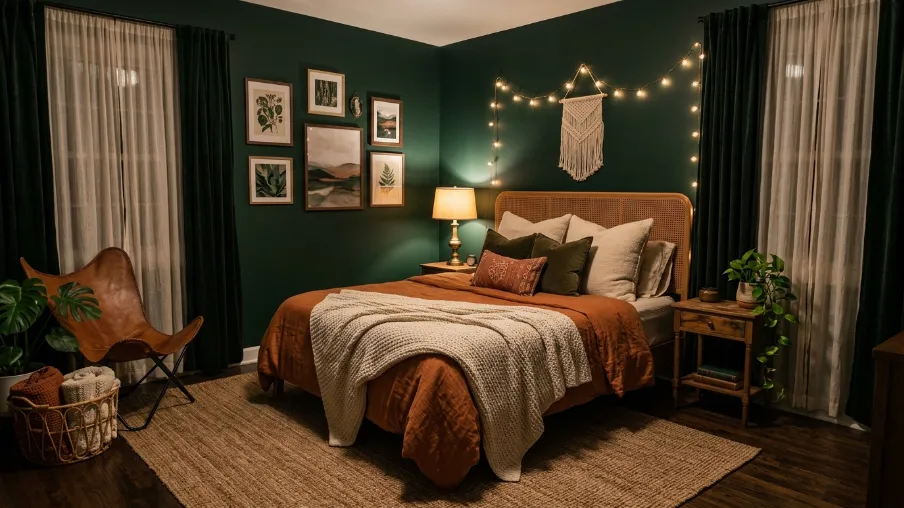 Start with a Deep, Moody Wall Color