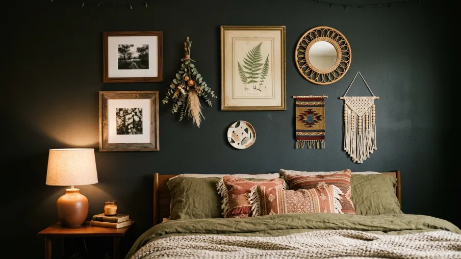 Create a Gallery Wall with Eclectic Personal Pieces