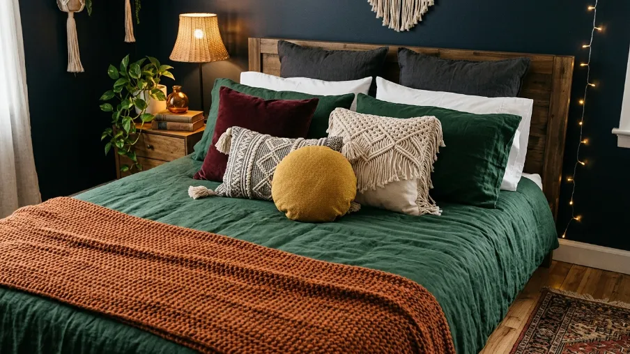 Layer Your Bedding for Maximum Cozy Effect
