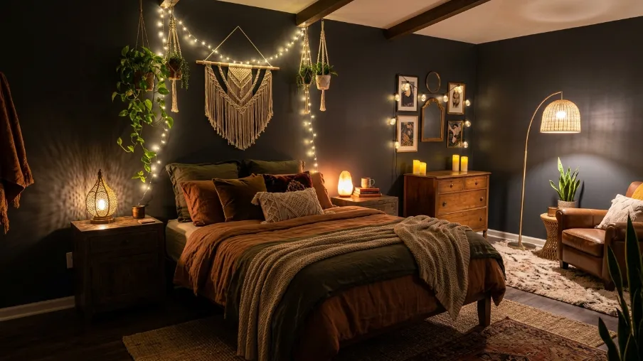 Use Warm Ambient Lighting Throughout the Room