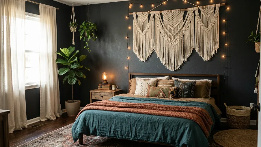 Hang a Macrame Wall Hanging as a Focal Point