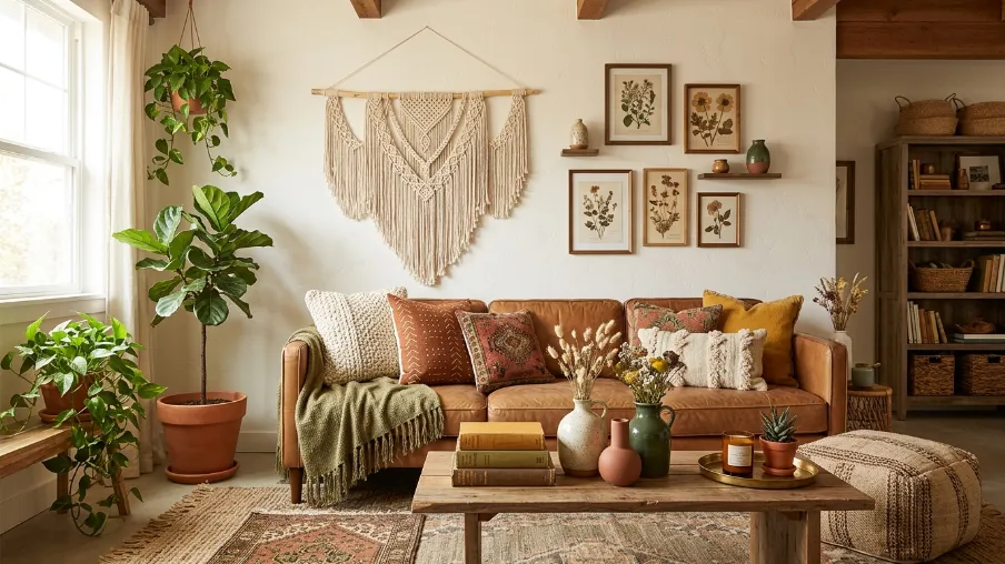 Keep the Boho Earthy Direction with Layered Accessories