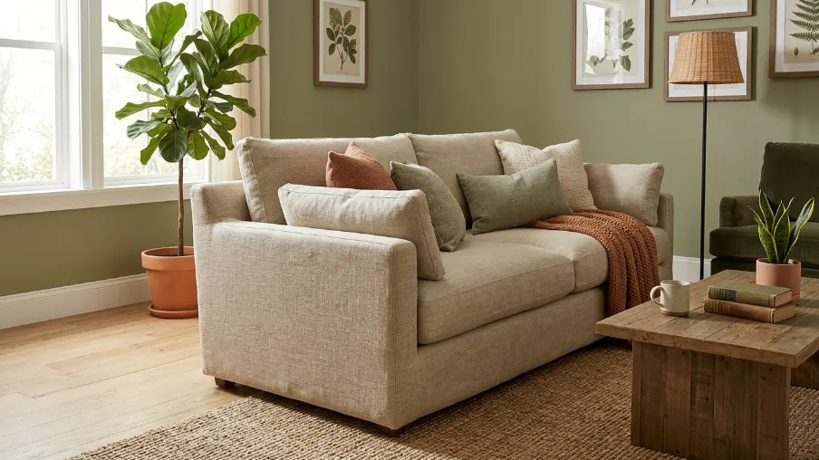 Choose a Linen Sofa as the Anchor Piece
