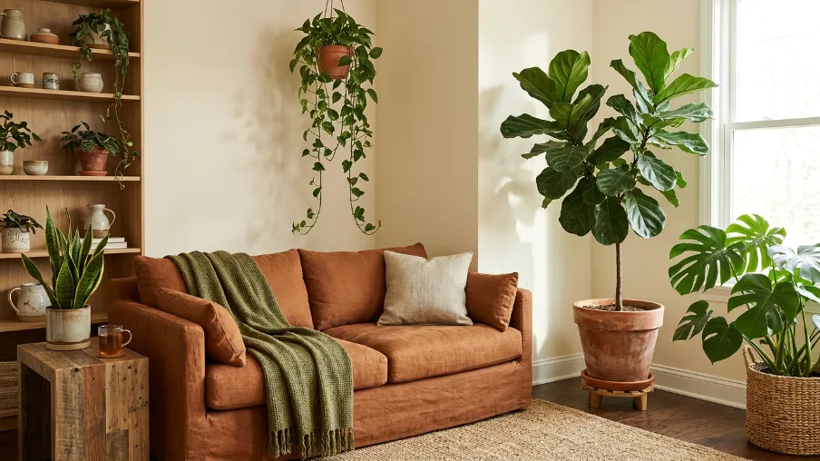 Incorporate Indoor Plants as Living Decor